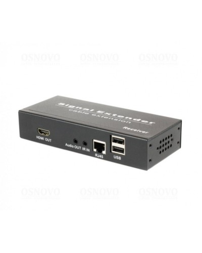 Дополнительный приёмник для комплекта передачи HDMI по сети Ethernet OSNOVO RLN-HiKMDA2 в Нижнем Новгороде Видеоусилители, Модуляторы, Делители Pintop.ru