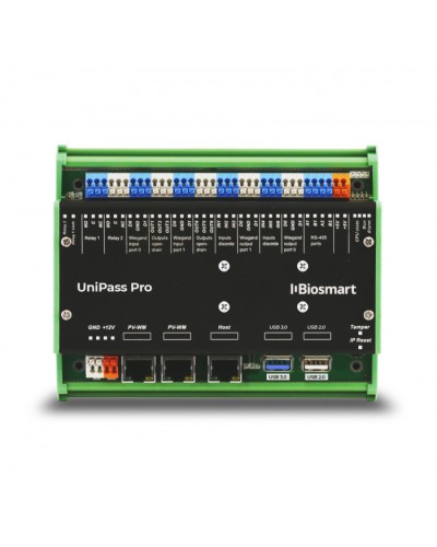 Контроллер управления доступом в бесконтактных СКУД и системах учета рабочего времени по венам ладони и RFID-картамBioSmart UniPass Pro в Нижнем Новгороде Контроллеры Pintop.ru