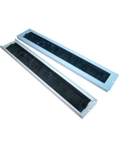 Ввод кабельный щеточный для настенных шкафов (серый) TWT TWT-CBW-BP в Нижнем Новгороде Аксессуары для стоек и шкафов Pintop.ru