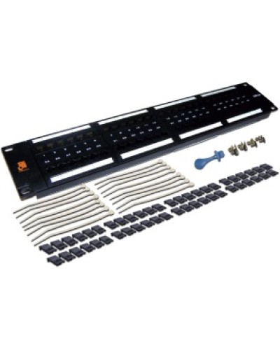 Патч-панель 48 портов, UTP, кат.5E, 2U LANMASTER LAN-PPL48U5E в Нижнем Новгороде Патч панель Pintop.ru