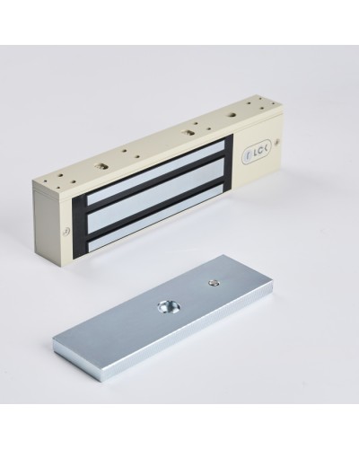 R-Lock RL-EM350-L0G - Электромагнитный замкок, 350кг, DC12/24B, цвет серый, RAL7032 (галечный серый) в Нижнем Новгороде Электромагнитные замки Pintop.ru