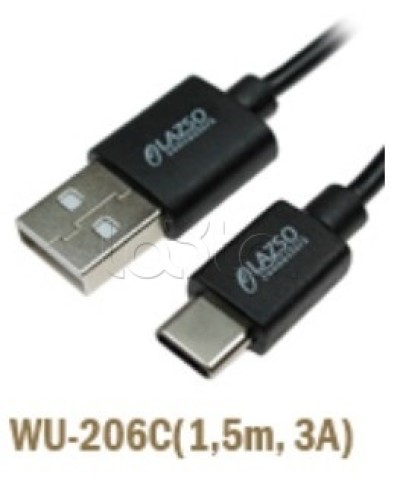 Кабель для передачи данных и зарядки LazsoWU-206C(1,5m, 3А) в Нижнем Новгороде Оборудование для видеонаблюдения Pintop.ru