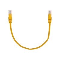 Патч-корд U/UTP, CAT 5e, RJ45-RJ45, 26AWG, LSZH, желтый, 0,3м REXANT 02-0105-03