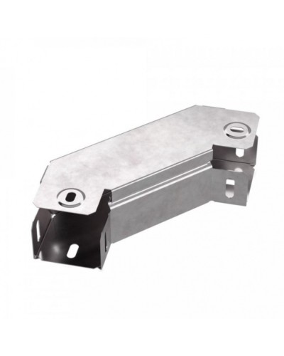 Угол горизонтальный 90 градусов с крышкой Стандарт 50х50 Промрукав (PR16.0572) в Нижнем Новгороде Аксессуары для лотков Pintop.ru