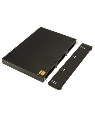 Бокс оптический 19 Hyperline FO-19V-1U-3xSLT-W130H30-24UN-BK в Нижнем Новгороде Кросс оптический Pintop.ru