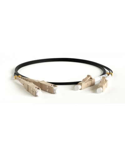 Патч-корд волоконно-оптический Hyperline FC-D2-50-LC/PR-SC/PR-H-5M-LSZH-BK в Нижнем Новгороде Патч-корды оптические Pintop.ru