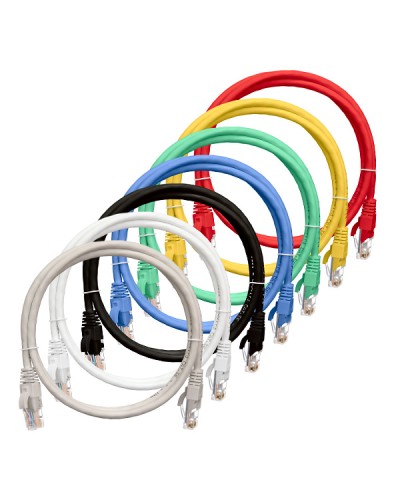 Шнур коммутационный 2хRJ45/8P8C U/UTP кат.5е (NMC-PC4UD55B-005-BK) NIKOMAX (0.5 м) в Нижнем Новгороде Патчкорды (медные) Pintop.ru