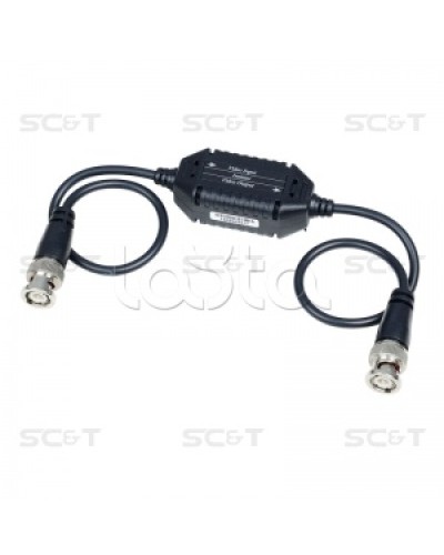 Изолятор коаксиального кабеля (AHD/CVI/TVI) для защиты от искажений по земле SC&T GL001HDP в Нижнем Новгороде Видеоусилители, Модуляторы, Делители Pintop.ru