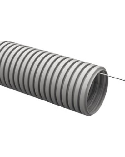 ELASTA Труба гофр. ПВХ d=20мм с зондом (25м) IEK (CTG20-20-K41-025I) в Нижнем Новгороде Труба гофрированная Pintop.ru