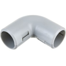 CI16G Угол 90 гр.(2част.), без галогена, для труб D16мм, цвет чёрный (1уп = 50шт) Экопласт (41216-50HF-BL)