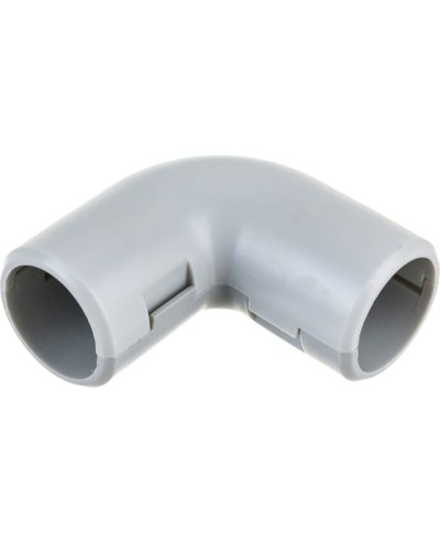 CI32G Угол 90 гр.(2част.) для труб D32мм, чёрный (1уп = 10шт) Экопласт (41232-10BL) в Нижнем Новгороде Повороты, муфты, тройники Pintop.ru