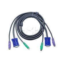 КВМ-кабель с интерфейсами PS/2, VGA (3м) ATEN 2L-1003P/C