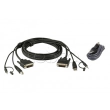 Комплект кабелей USB, DVI-D Dual Link для защищенного KVM-переключателя (1.8м) ATEN 2L-7D02UDX2