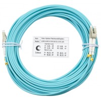 Шнур оптический duplex LC-LC 50/125 mm OM3 15м LSZH Cabeus FOP-50-LC-LC-15m