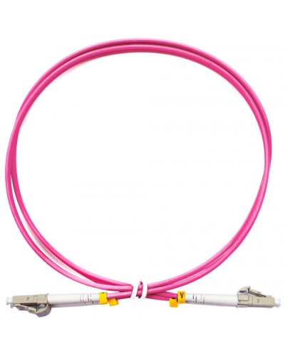 Шнур оптический duplex LC-LC 50/125 mm OM4 1м LSZH Cabeus FOP-50-OM4-LC-LC-1m в Нижнем Новгороде Патч-корды оптические Pintop.ru