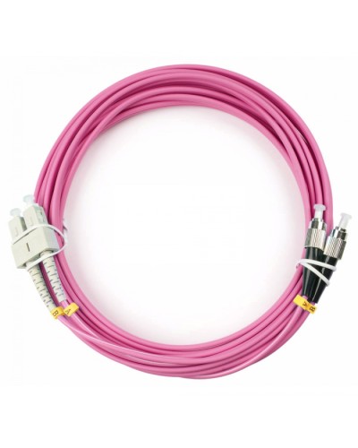 Шнур оптический duplex SC-FC 50/125 mm OM4 5м LSZH Cabeus FOP-50-OM4-SC-FC-5m в Нижнем Новгороде Патч-корды оптические Pintop.ru