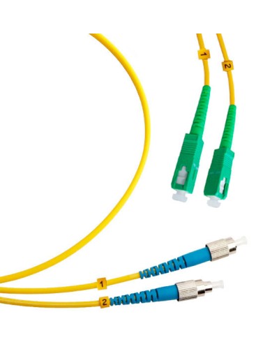 Шнур оптический duplex SC/APC-FC/UPC 9/125 sm 20м LSZH Cabeus FOP(d)-9-SC/APC-FC/UPC-20m в Нижнем Новгороде Патч-корды оптические Pintop.ru