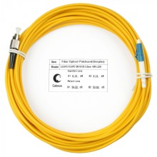 Шнур оптический simplex LC-FC 9/125 sm 10м LSZH Cabeus FOP(s)-9-LC-FC-10m