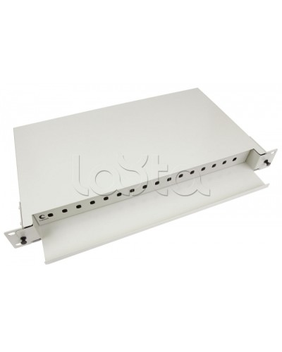 Бокс оптический 19, 1U на 16 ST/FC портов Cabeus ODF-19-16-ST в Нижнем Новгороде Кросс оптический Pintop.ru