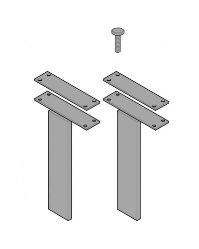 Кронштейны крепления створок C003 Came 119RICX014 в Нижнем Новгороде Запчасти для шлагбаумов и автоматики Pintop.ru