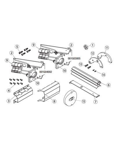 Рычаги F500 без крепления Came 119RID185 в Нижнем Новгороде Запчасти для шлагбаумов и автоматики Pintop.ru