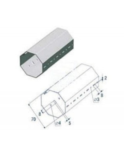 Выходной фланец G12000 Came 119RIG112 в Нижнем Новгороде Запчасти для шлагбаумов и автоматики Pintop.ru