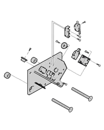 Механические упоры концевых положений G4040 G4041 в сборе Came 119RIG177 в Нижнем Новгороде Запчасти для шлагбаумов и автоматики Pintop.ru