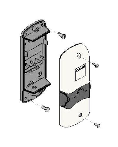 Корпус передатчика DIW01 DIW03 DB Came 119RIR257 в Нижнем Новгороде Запчасти для шлагбаумов и автоматики Pintop.ru