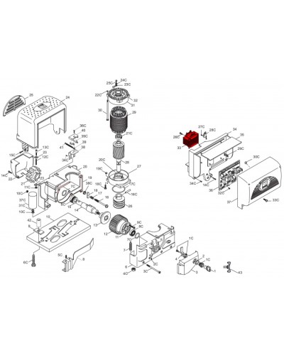 Конденсатор 20 мкФ Came 119RIR277 в Нижнем Новгороде Запчасти для шлагбаумов и автоматики Pintop.ru