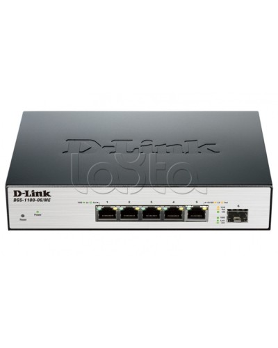 Коммутатор 6-портовый D-Link DGS-1100-06/ME/A1B в Нижнем Новгороде Коммутаторы Pintop.ru