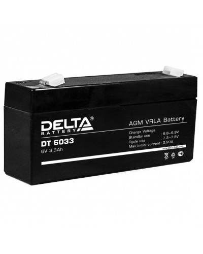 Аккумулятор свинцово-кислотный Delta DT 6033 в Нижнем Новгороде Электротехническое оборудование Pintop.ru