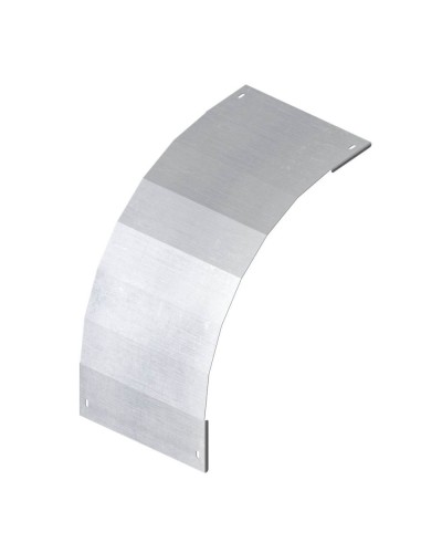 Крышка на угол вертикальный внешний 90 градусов, 100х600 R600, горячеоцинкованная DKC (LKO1660KHDZ) в Нижнем Новгороде Аксессуары для лотков Pintop.ru