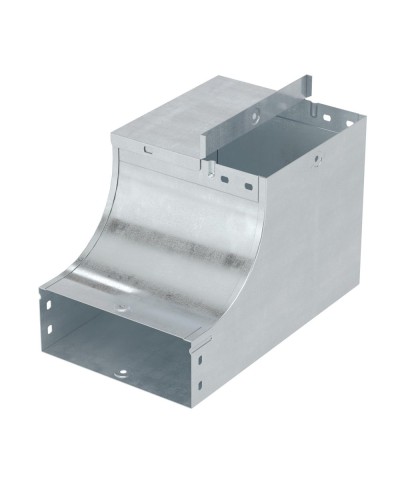 Угол CSSD 90 вертикальный внутр. переходник прав. осн. 400 H80 горячеоцинкованный DKC 37046KHDZ в Нижнем Новгороде Аксессуары для лотков Pintop.ru