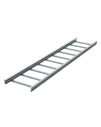 Лоток лестничный 80х500, лонжерон 2 мм, L 3 м, горячий цинк DKC (ULH385HDZ) в Нижнем Новгороде Кабельные лотки Pintop.ru