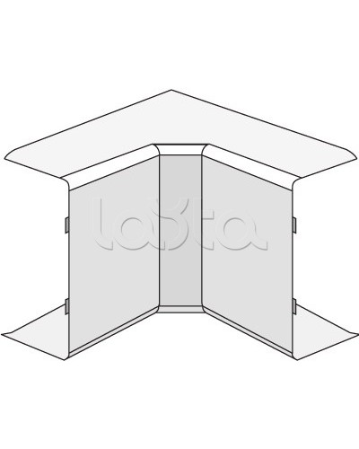 Угол внутренний AIM 40x17 DKC 00395 в Нижнем Новгороде Аксессуары для кабель-канала Pintop.ru