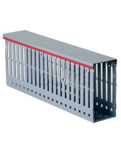 Короб перфорированный, серый RL6 40x80 мм DKC 01127RL в Нижнем Новгороде Кабельные лотки Pintop.ru