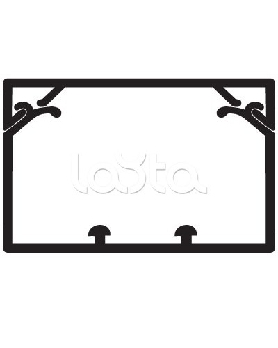 Кабель-канал 80x40 с крышкой с направляющими для установки разделителей TA-GN DKC 01781 в Нижнем Новгороде Кабель-канал Pintop.ru