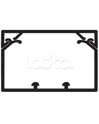 Кабель-канал 100x60 с крышкой с направляющими для установки разделителей TA-GN 100x60 мм DKC 01786 в Нижнем Новгороде Кабель-канал Pintop.ru