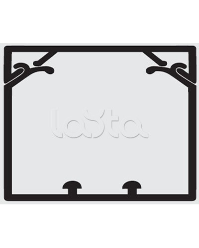 Короб с крышкой с направляющими для установки разделителей ТА-GN 100x80 мм DKC 01790 в Нижнем Новгороде Кабель-канал Pintop.ru