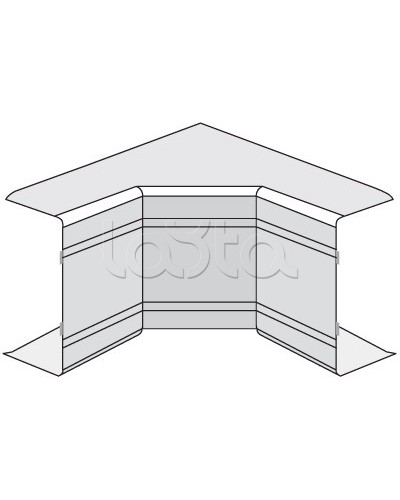 Угол внутренний неизменяемый NIA 90° DKC 01828 в Нижнем Новгороде Аксессуары для кабель-канала Pintop.ru