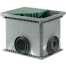 Колодец переходной смотровой 335х240х255 с крышкой для двустенных труб DKC 025002