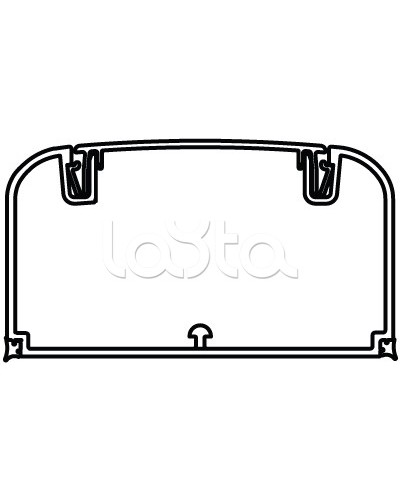 Кабель-канал с фронтальной крышкой 90x50 мм DKC 09501 в Нижнем Новгороде Кабель-канал Pintop.ru