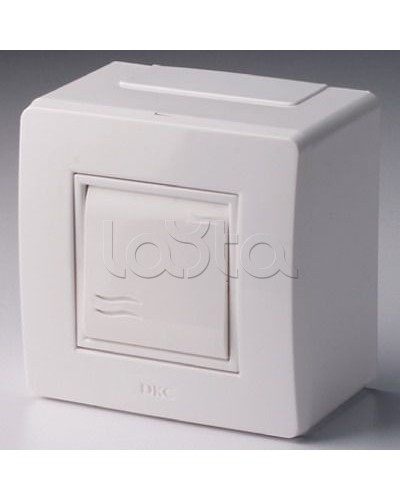 Коробка в сборе с выключателем, белая DKC 10002 в Нижнем Новгороде Аксессуары для кабель-канала Pintop.ru