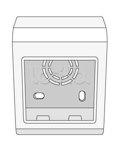 Коробка монтажная под 2 модуля VIVA PDD DKC 10033 в Нижнем Новгороде Аксессуары для кабель-канала Pintop.ru
