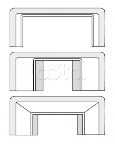 Набор адаптеров для миниканалов DKC 10133 в Нижнем Новгороде Аксессуары для кабель-канала Pintop.ru