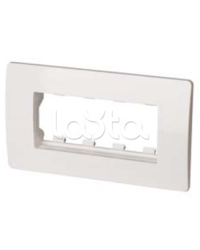 Каркас в сборе с рамкой под 4 модуля VIVA (для монтажа ЭУИ в коробки код 10143) DKC 10245 в Нижнем Новгороде Аксессуары для кабель-канала Pintop.ru