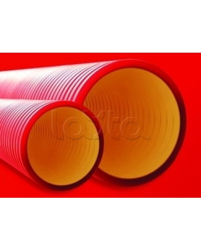 Труба жесткая двустен 110 мм черная DKC 160911A в Нижнем Новгороде Труба гофрированная Pintop.ru