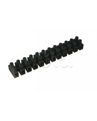 Клеммник полипропиленовый черный 12р 6 кв.мм DKC 43312PL/R в Нижнем Новгороде Клеммные колодки Pintop.ru