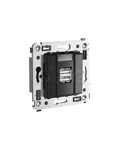 Устройство зарядное Avanti, Черный квадрат DKC 4402543 в Нижнем Новгороде Блоки розеток Pintop.ru