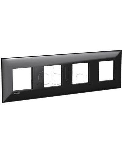 Рамка ARTLEBEDEV Черный квадрат Avanti, 8 мод. DKC 4402908 в Нижнем Новгороде Аксессуары для лотков Pintop.ru